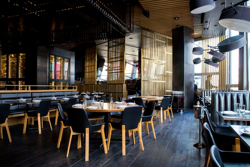 Hospitality and restaurant setting