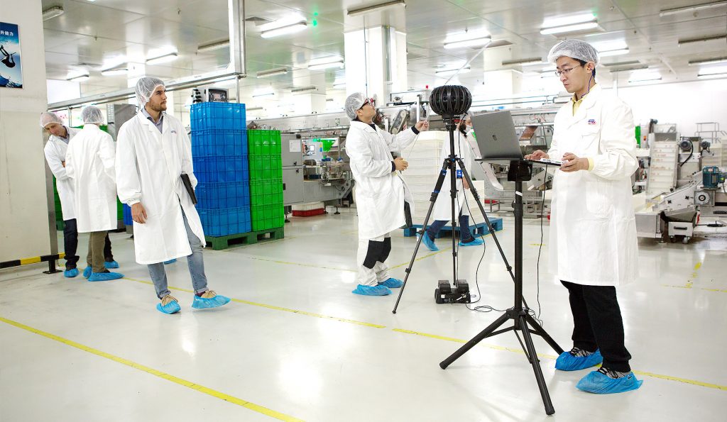 360º filming at Shanghai factory
