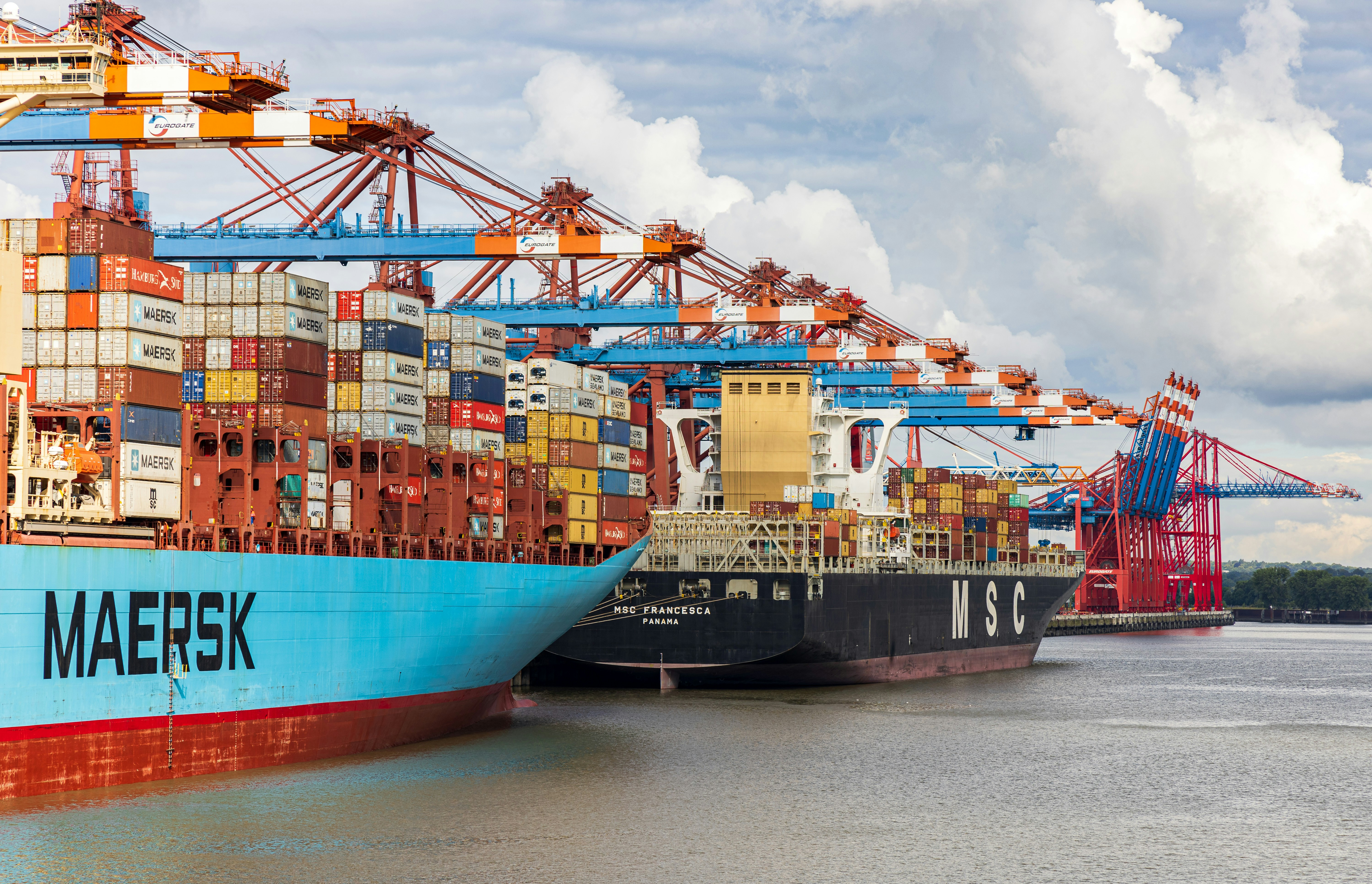 Port and vessels Rotterdam
